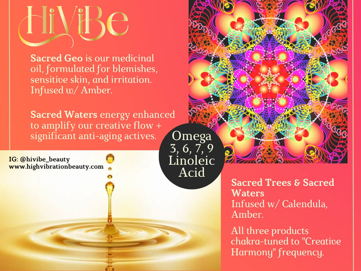 Sacred Geo "Creativity" Vital Omegas Medicinal Set